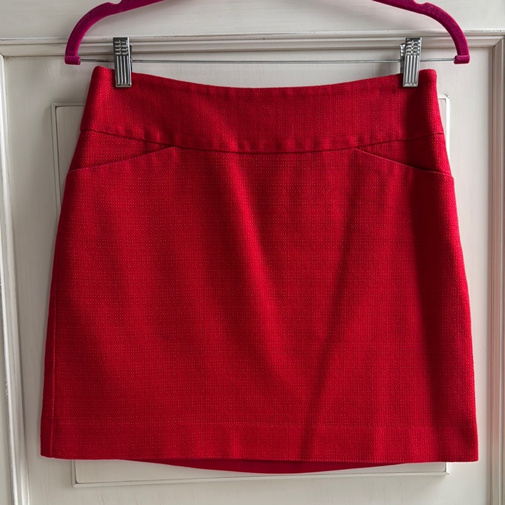 Elegant Red Women's Skirt